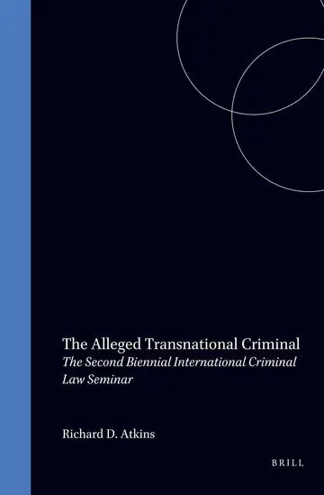 Cover of The Alleged Transnational Criminal