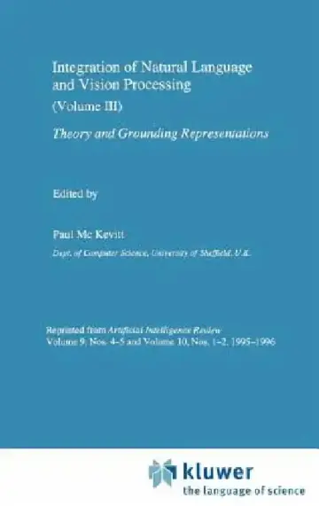 Cover of Integration of Natural Language and Vision Processing