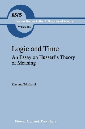 Cover of Logic and Time