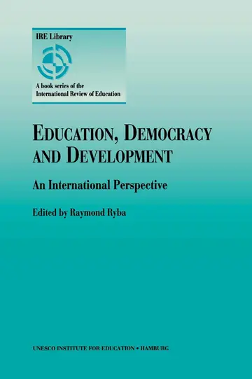 Cover of Education, Democracy and Development