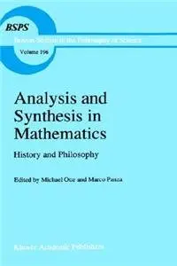 Cover of Analysis and Synthesis in Mathematics
