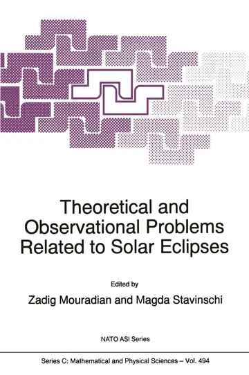 Cover of Theoretical and Observational Problems Related to Solar Eclipses
