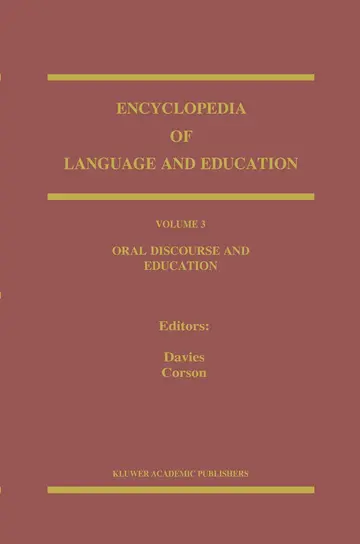 Cover of Oral Discourse and Education