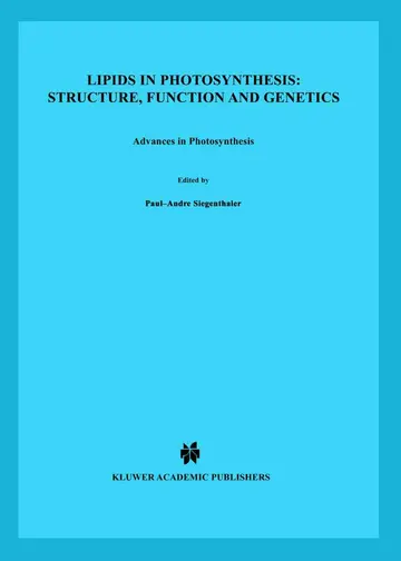 Cover of Lipids in Photosynthesis