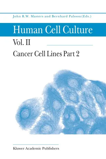 Cover of Cancer Cell Lines Part 2