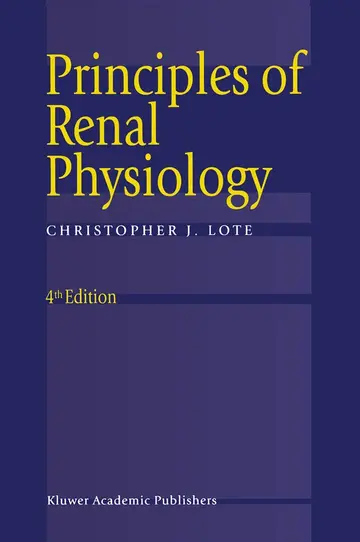 Cover of Principles of Renal Physiology
