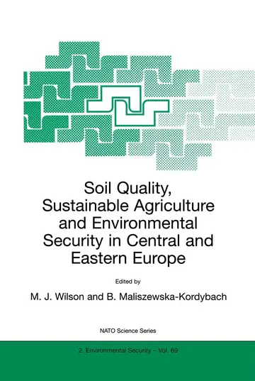 Cover of Soil Quality, Sustainable Agriculture and Environmental Security in Central and Eastern Europe