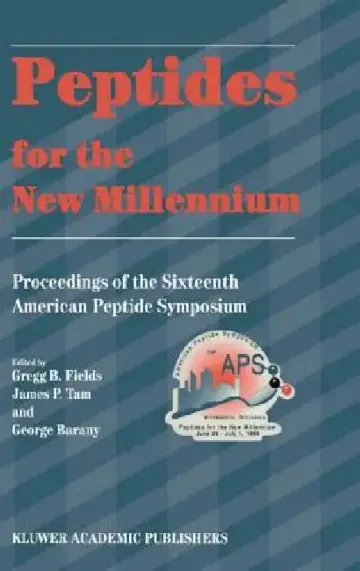 Cover of Peptides for the New Millennium