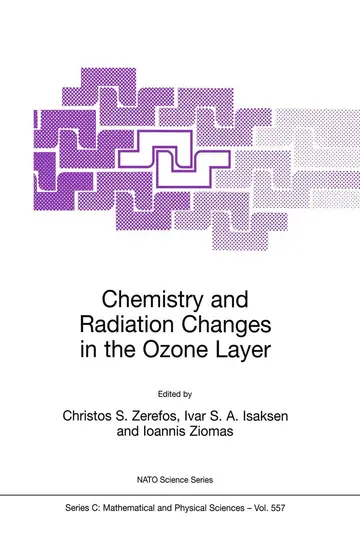 Cover of Chemistry and Radiation Changes in the Ozone Layer