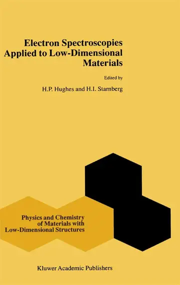 Cover of Electron Spectroscopies Applied to Low-dimensional Structures
