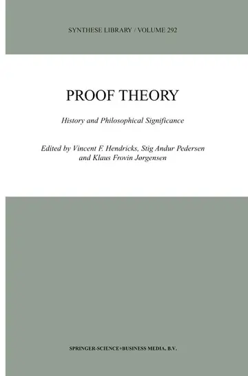 Cover of Proof Theory