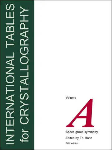 Cover of International Tables for Crystallography