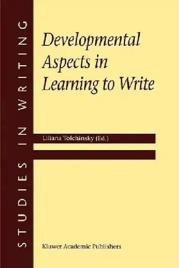 Cover of Developmental Aspects in Learning to Write