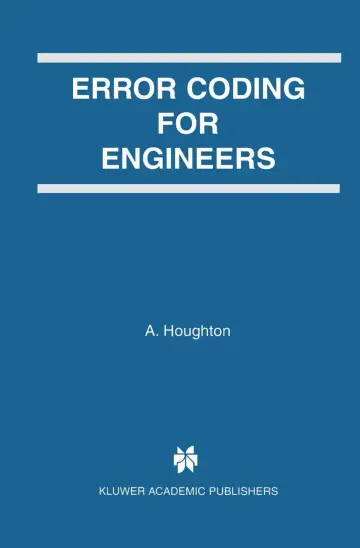 Cover of Error Coding for Engineers