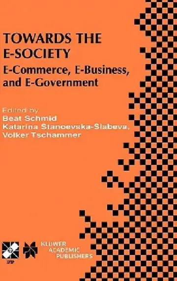 Cover of Towards the E-Society
