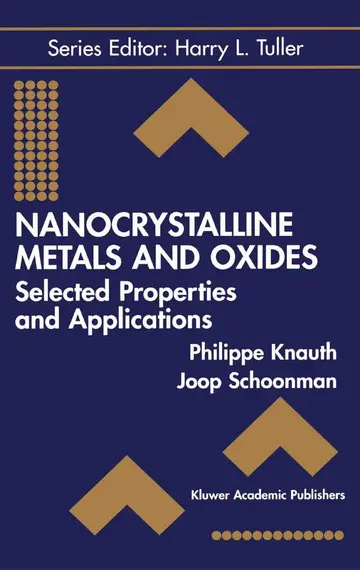 Cover of Nanocrystalline Metals and Oxides