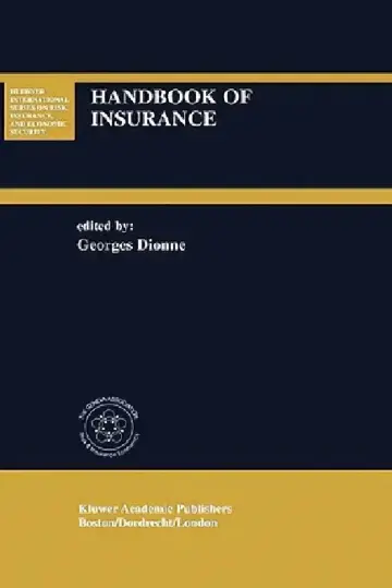 Cover of Handbook of Insurance