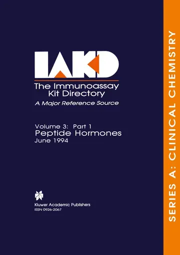 Cover of The Immunoassay Kit Directory