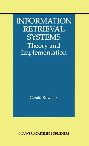 Cover of Information Retrieval Systems