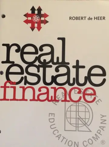 Cover of Real Estate Finance