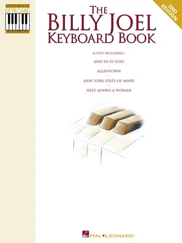 Cover of Billy Joel Keyboard Bk