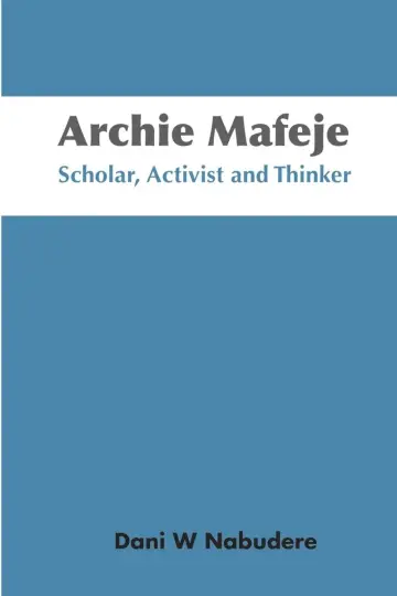 Cover of Archie Mafeje