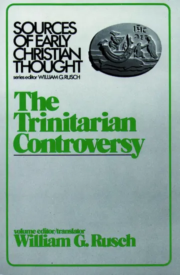 Cover of Trinitarian Controversy