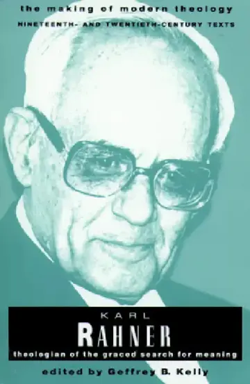 Cover of Rahner Karl Making of Modern Theology