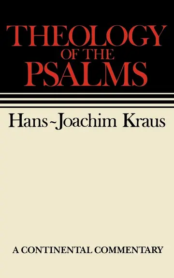 Cover of Theology of the Psalms