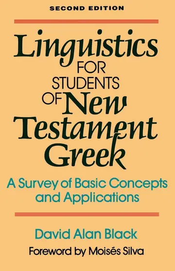 Cover of Linguistics for Students of New Testament Greek