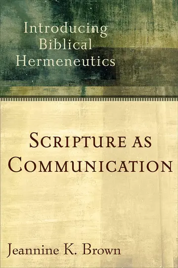 Cover of Scripture as Communication