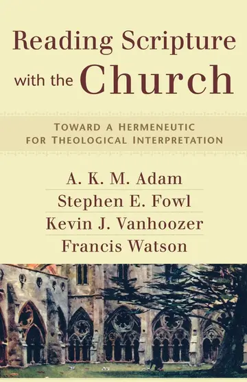Cover of Reading Scripture with the Church