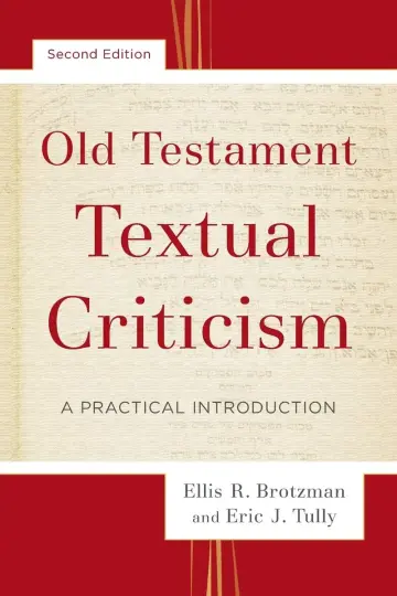 Cover of Old Testament Textual Criticism - A Practical Introduction
