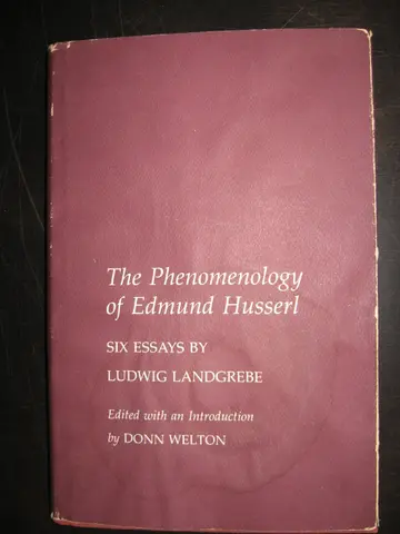 Cover of Phenomenology of Edmund Husserl