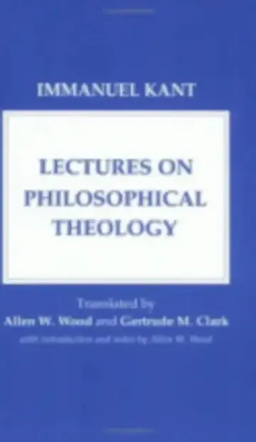 Cover of Lectures on Philosophical Theology