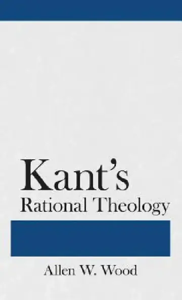 Cover of Kant's Rational Theology