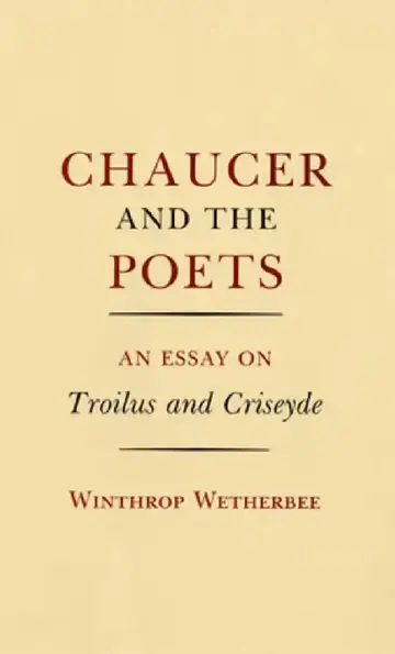 Cover of Chaucer and the Poets