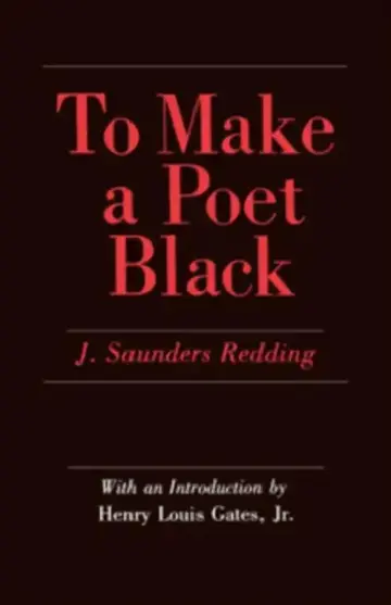 Cover of To Make a Poet Black
