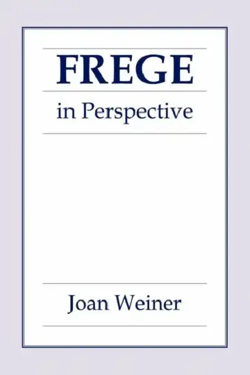 Cover of Frege in Perspective