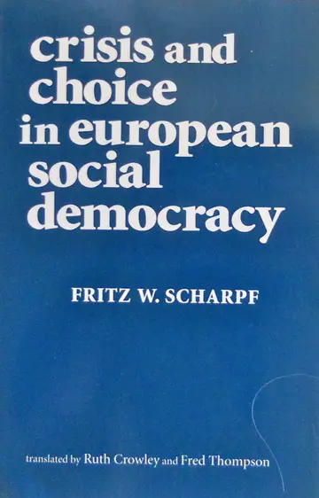 Cover of Crisis and Choice in European Social Democracy