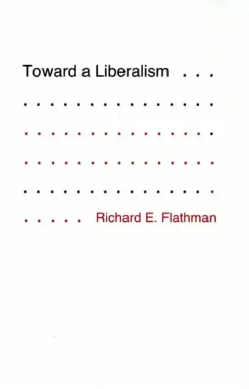 Cover of Toward a Liberalism