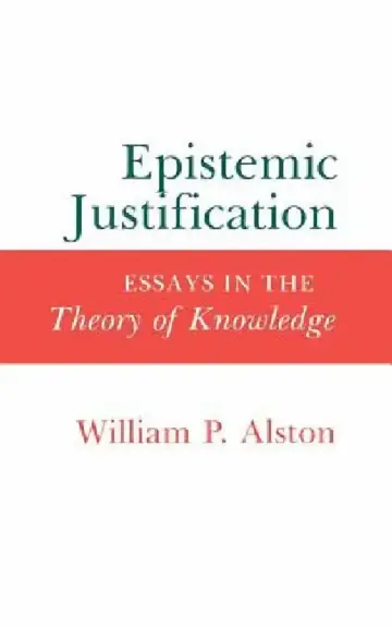 Cover of Epistemic Justification