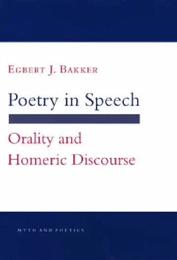 Cover of Poetry in Speech