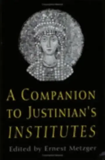 Cover of A Companion to Justinian's Institutes