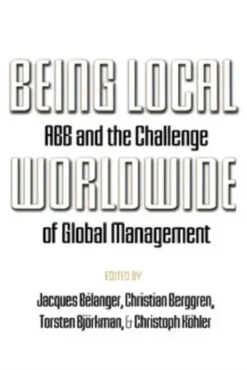 Cover of Being Local Worldwide