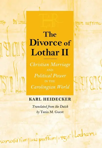 Cover of The Divorce of Lothar II