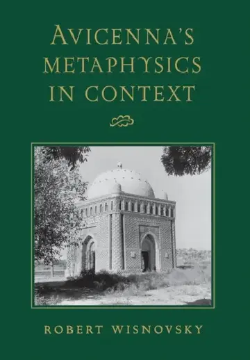 Cover of Avicenna's Metaphysics in Context