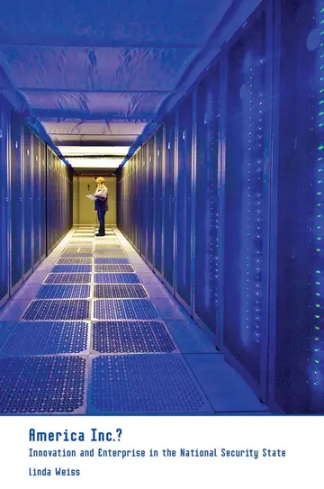Cover of America Inc ? Innovation and Enterprise in the National Security State (hb 2014)