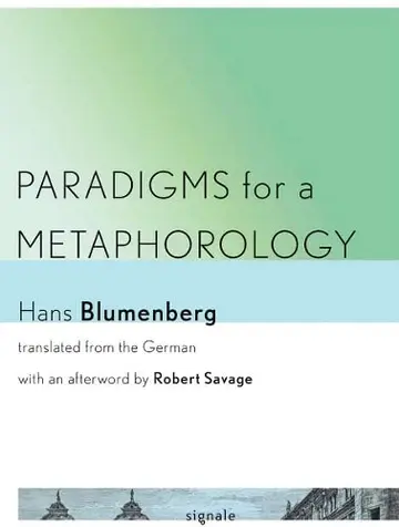 Cover of Df Paradigms for a Metaphorology Z