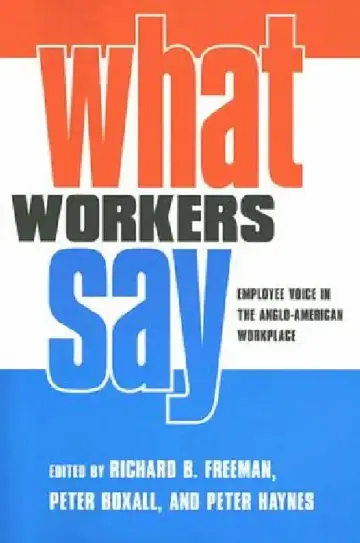 Cover of What Workers Say